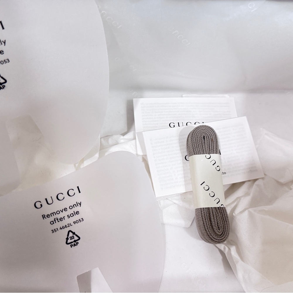 Gucci G75 in Oatmeal Suede Mens Sneakers - Picture 12 of 16
